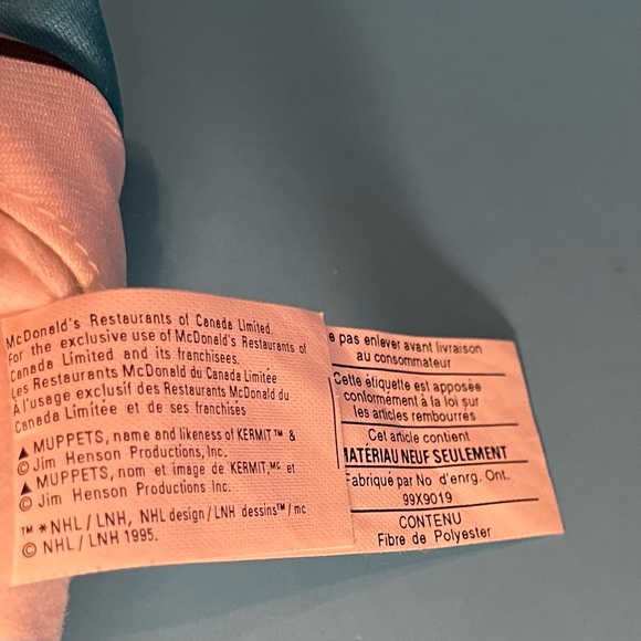 McDonald’s NHL Muppets Plush Lot - Picture 4 of 16